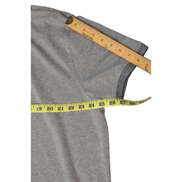 Member's Mark Gray Stretch Cotton Polo Shirt XXL Short Sleeve - Picture 8 of 10